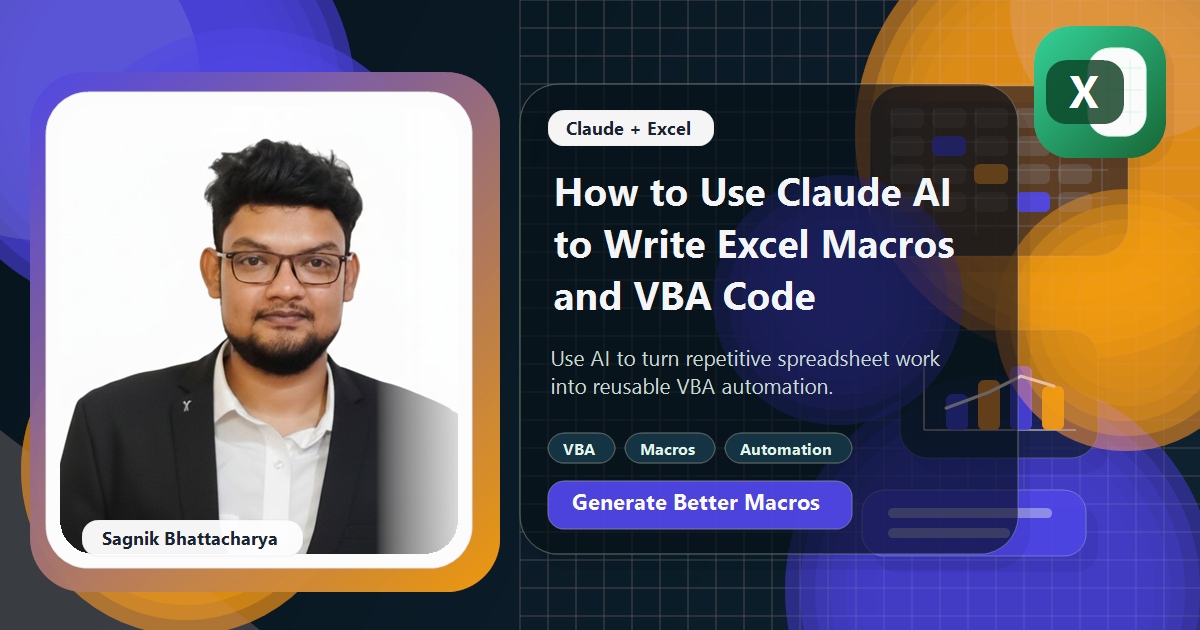 How to Use Claude AI to Write Excel Macros and VBA Code