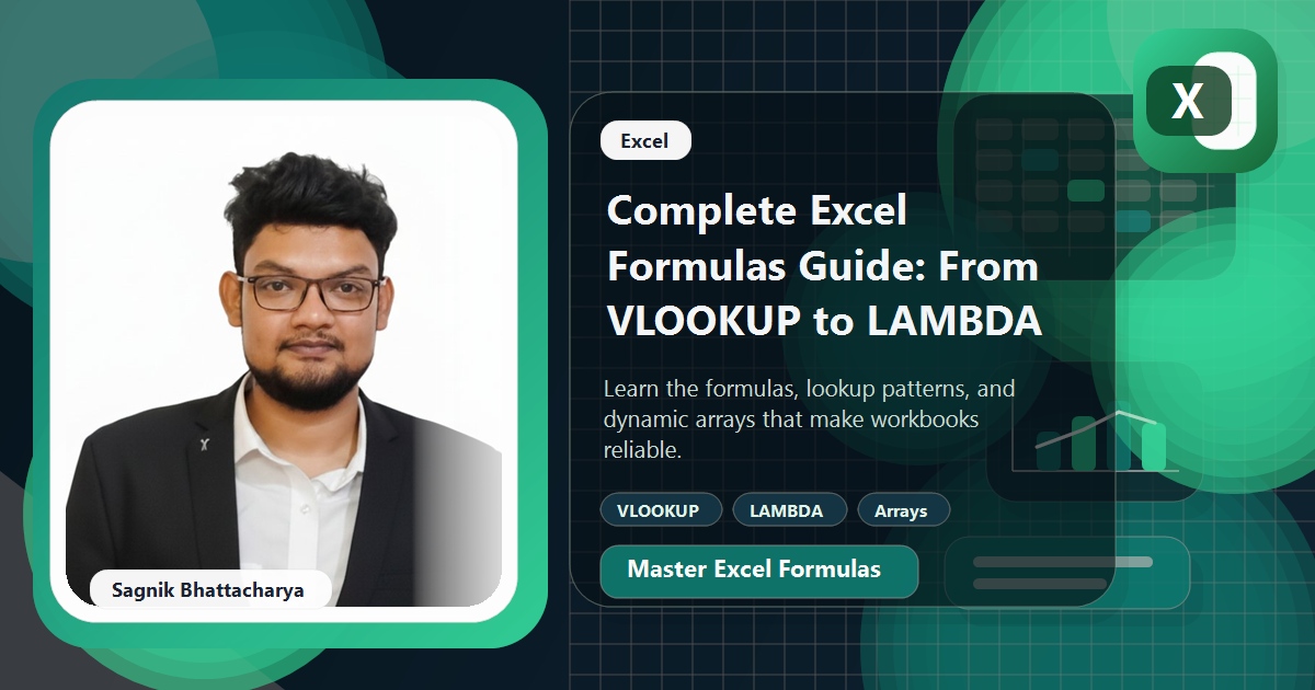 Excel Formulas: Complete Reference