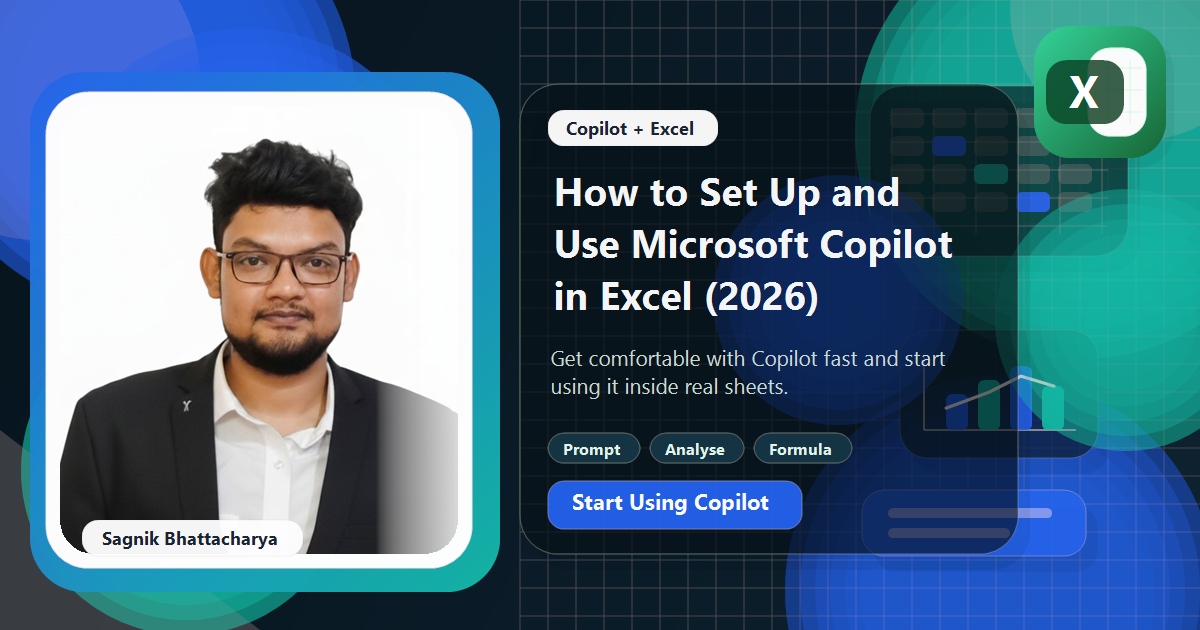 How to Set Up and Use Microsoft Copilot in Excel (2026)